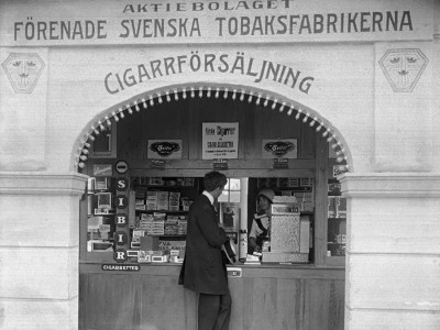 Den Bilden Baltiska Utställningen Cigarrförsäljning
