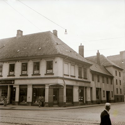 Den Bilden Östergatan gamla Malmö