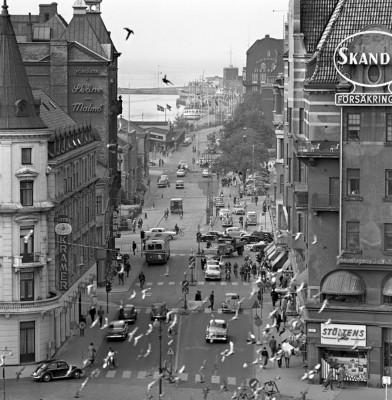 Den Bilden Hamngatan gamla Malmö Otto Ohm