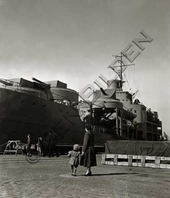 Malmöblickar Den Bilden Flottbesök 1951 gamla Malmö