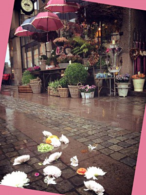 Malmöblickar Hamngatan Singing in the rain Malmö 2